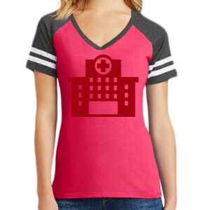 Women's Game V-Neck Tee Thumbnail