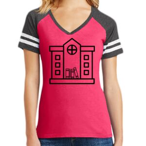 Women's Game V-Neck Tee Thumbnail