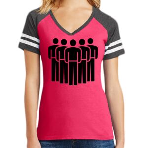 Women's Game V-Neck Tee Thumbnail