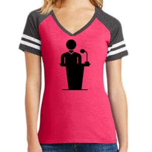 Women's Game V-Neck Tee Thumbnail