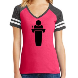Women's Game V-Neck Tee Thumbnail
