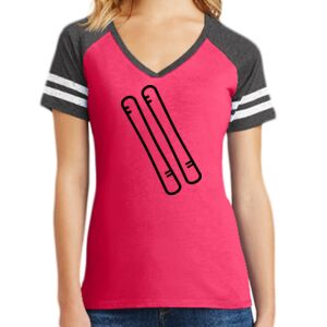 Women's Game V-Neck Tee Thumbnail