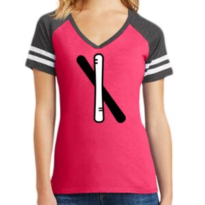 Women's Game V-Neck Tee Thumbnail
