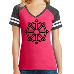 Women's Game V-Neck Tee Thumbnail