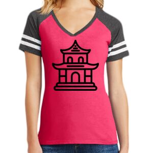 Women's Game V-Neck Tee Thumbnail