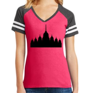 Women's Game V-Neck Tee Thumbnail