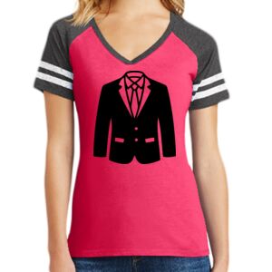 Women's Game V-Neck Tee Thumbnail