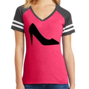 Women's Game V-Neck Tee Thumbnail