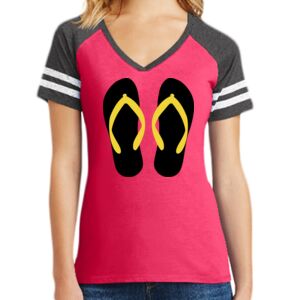 Women's Game V-Neck Tee Thumbnail