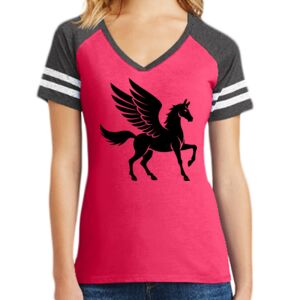 Women's Game V-Neck Tee Thumbnail