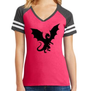 Women's Game V-Neck Tee Thumbnail