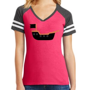 Women's Game V-Neck Tee Thumbnail