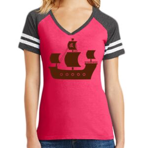 Women's Game V-Neck Tee Thumbnail