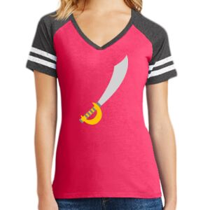 Women's Game V-Neck Tee Thumbnail