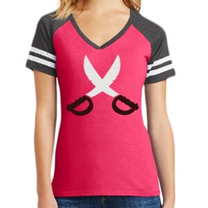 Women's Game V-Neck Tee Thumbnail