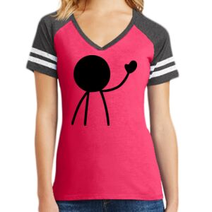 Women's Game V-Neck Tee Thumbnail