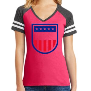 Women's Game V-Neck Tee Thumbnail