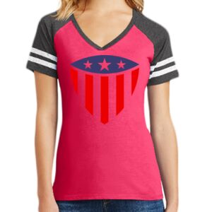 Women's Game V-Neck Tee Thumbnail