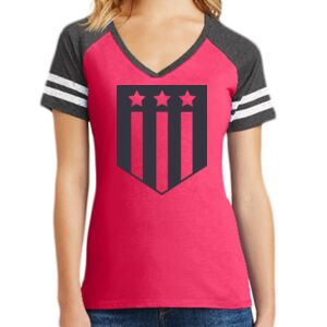 Women's Game V-Neck Tee Thumbnail