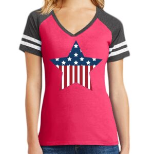 Women's Game V-Neck Tee Thumbnail
