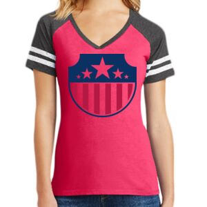 Women's Game V-Neck Tee Thumbnail