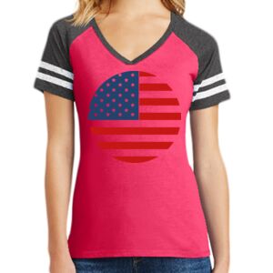 Women's Game V-Neck Tee Thumbnail