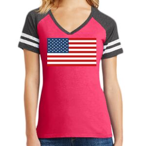 Women's Game V-Neck Tee Thumbnail