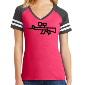 Women's Game V-Neck Tee Thumbnail