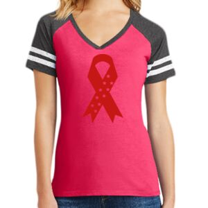 Women's Game V-Neck Tee Thumbnail