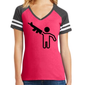Women's Game V-Neck Tee Thumbnail