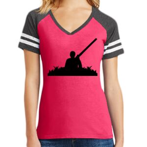 Women's Game V-Neck Tee Thumbnail