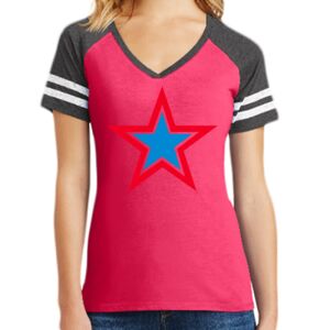 Women's Game V-Neck Tee Thumbnail