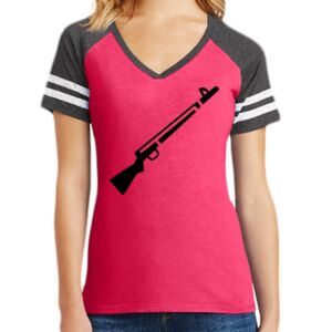 Women's Game V-Neck Tee Thumbnail