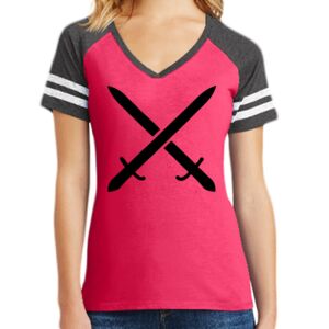 Women's Game V-Neck Tee Thumbnail