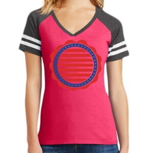 Women's Game V-Neck Tee Thumbnail
