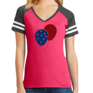 Women's Game V-Neck Tee Thumbnail