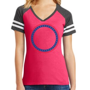 Women's Game V-Neck Tee Thumbnail