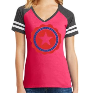 Women's Game V-Neck Tee Thumbnail