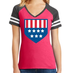 Women's Game V-Neck Tee Thumbnail