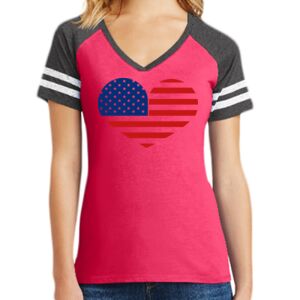 Women's Game V-Neck Tee Thumbnail