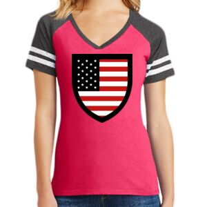Women's Game V-Neck Tee Thumbnail