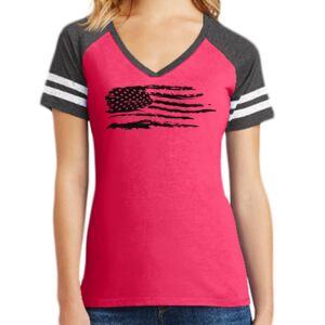 Women's Game V-Neck Tee Thumbnail