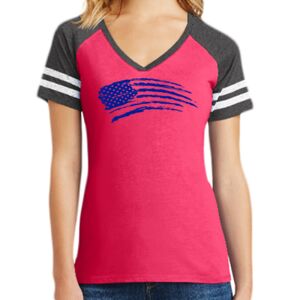 Women's Game V-Neck Tee Thumbnail