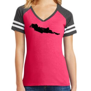 Women's Game V-Neck Tee Thumbnail
